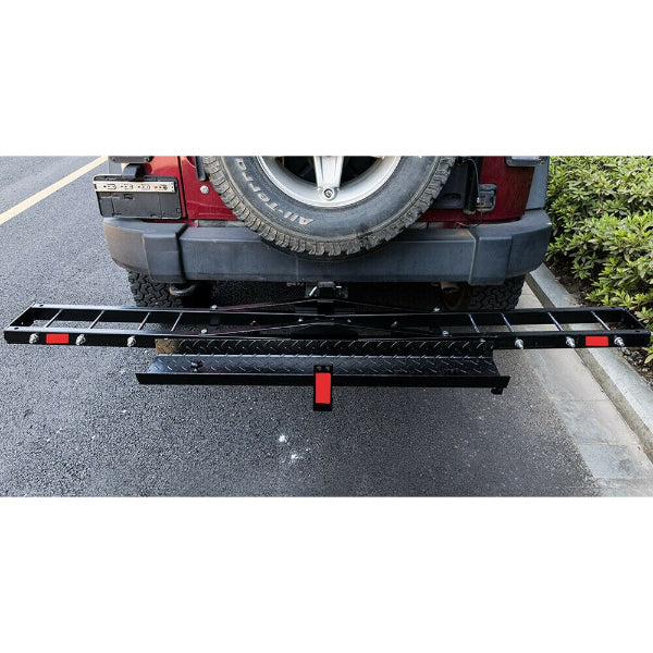 Steel Motorcycle Carrier for Cars with 2” Hitch Receiver Love My Caravan