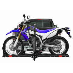 Steel Motorcycle Carrier for Cars with 2” Hitch Receiver + Padded Arm Love My Caravan