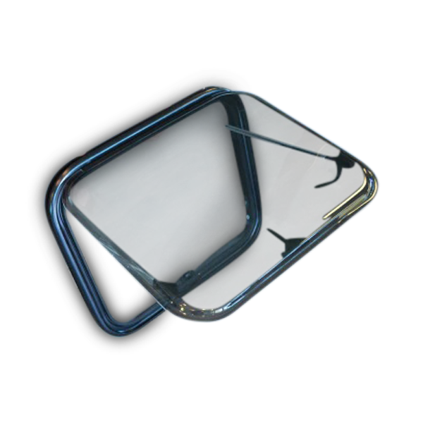 Tinted Double Acrylic Borderless Glazed Pop Out Window for Caravans - 500mm x 550mm-Off Grid Living Supplies Australia