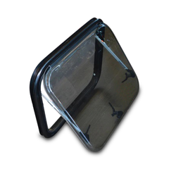 Tinted Double Acrylic Borderless Glazed Pop Out Window for Caravans - 600mm x 500mm-Off Grid Living Supplies Australia