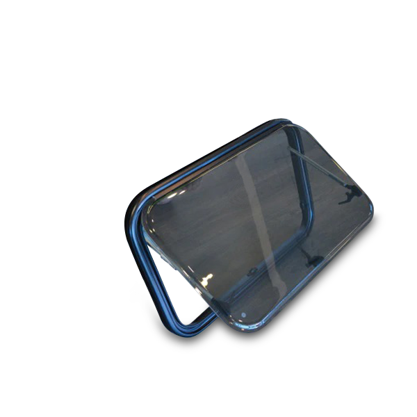 Tinted Double Acrylic Borderless Glazed Pop Out Window for Caravans - 900mm x 500mm-Off Grid Living Supplies Australia